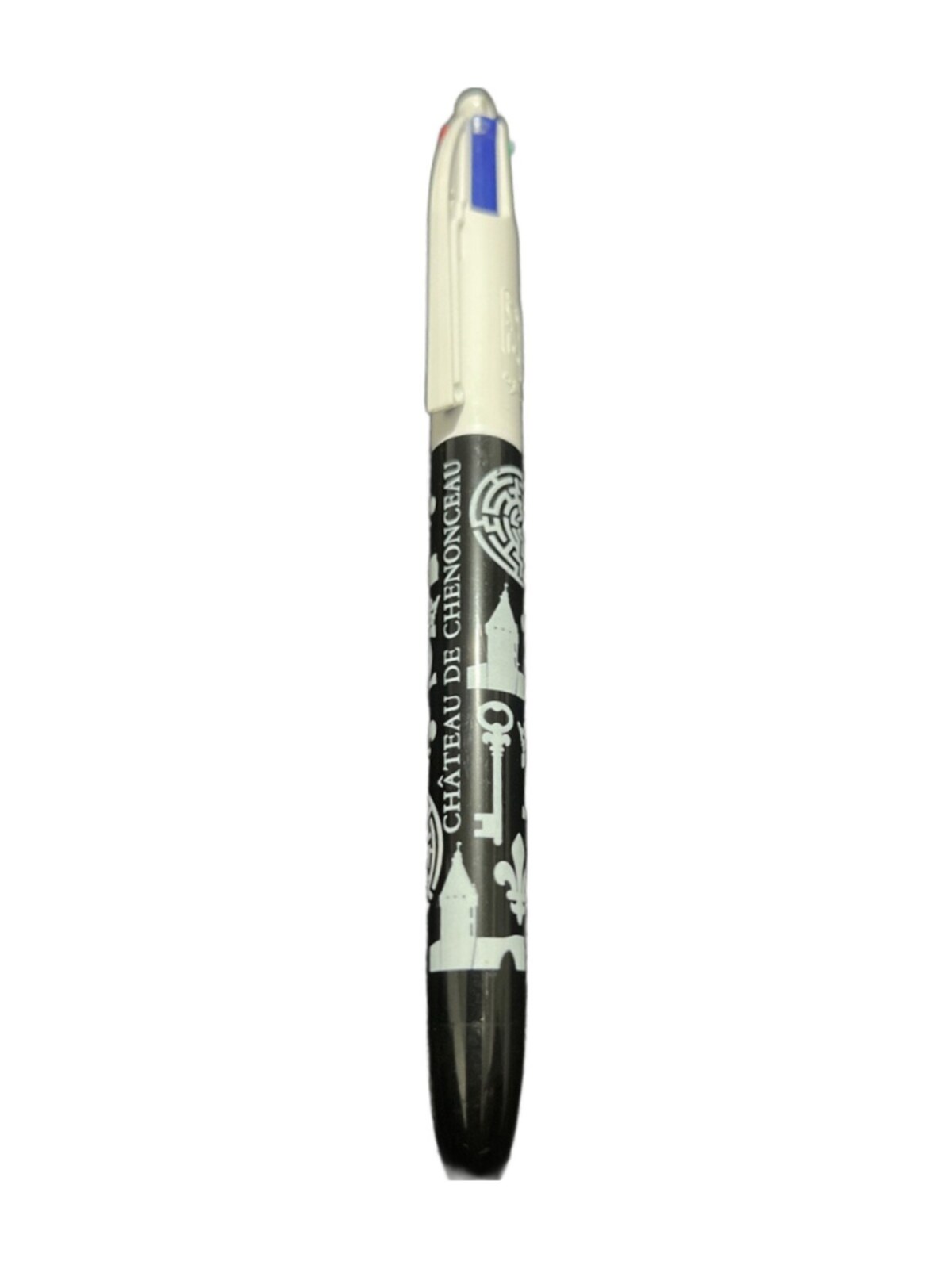 Stylo BIC 4 Couleurs Château de Chenonceau (Noir)