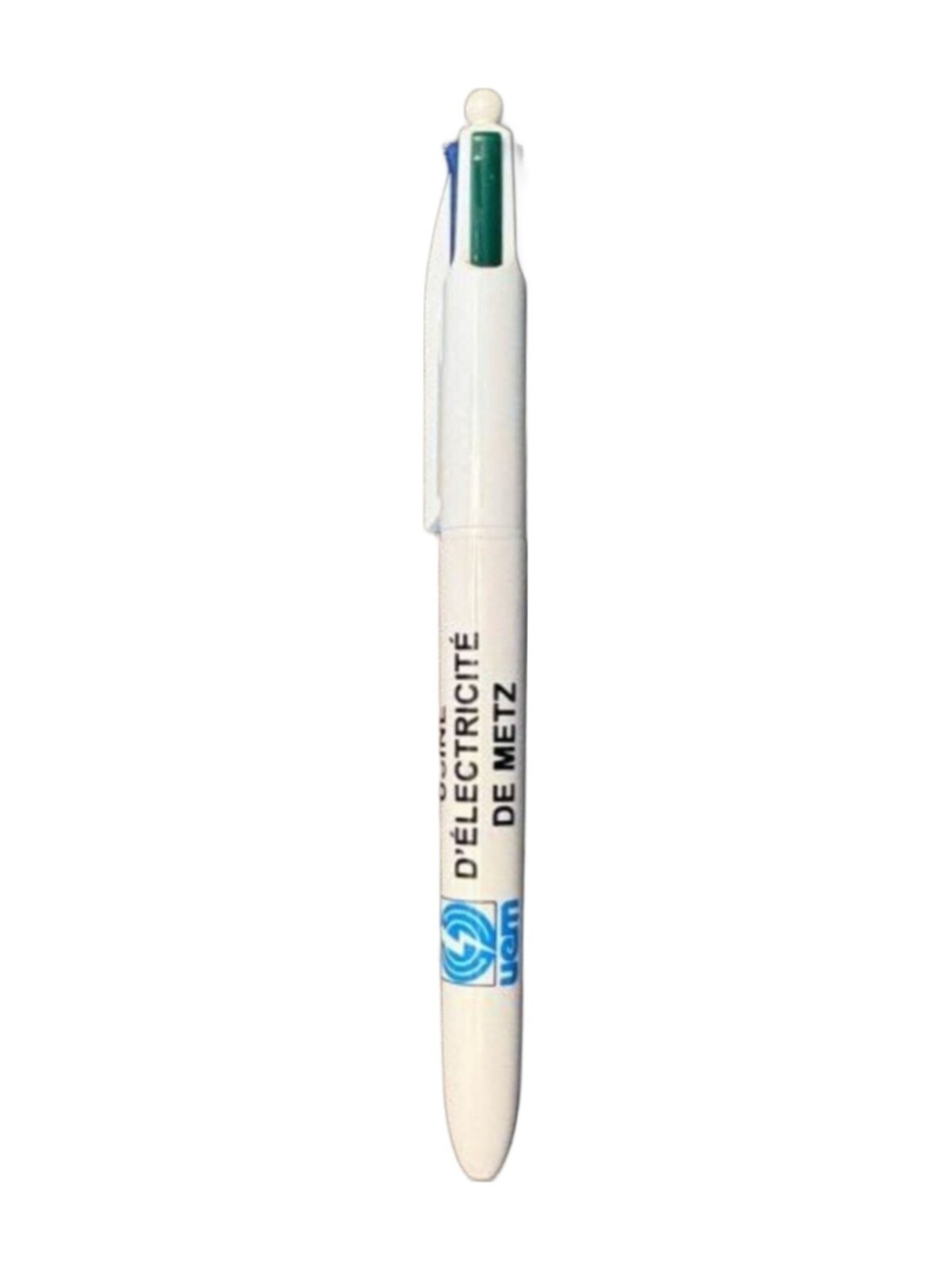Stylo BIC 4 Couleurs UEM - Usine d'Électricité de Metz