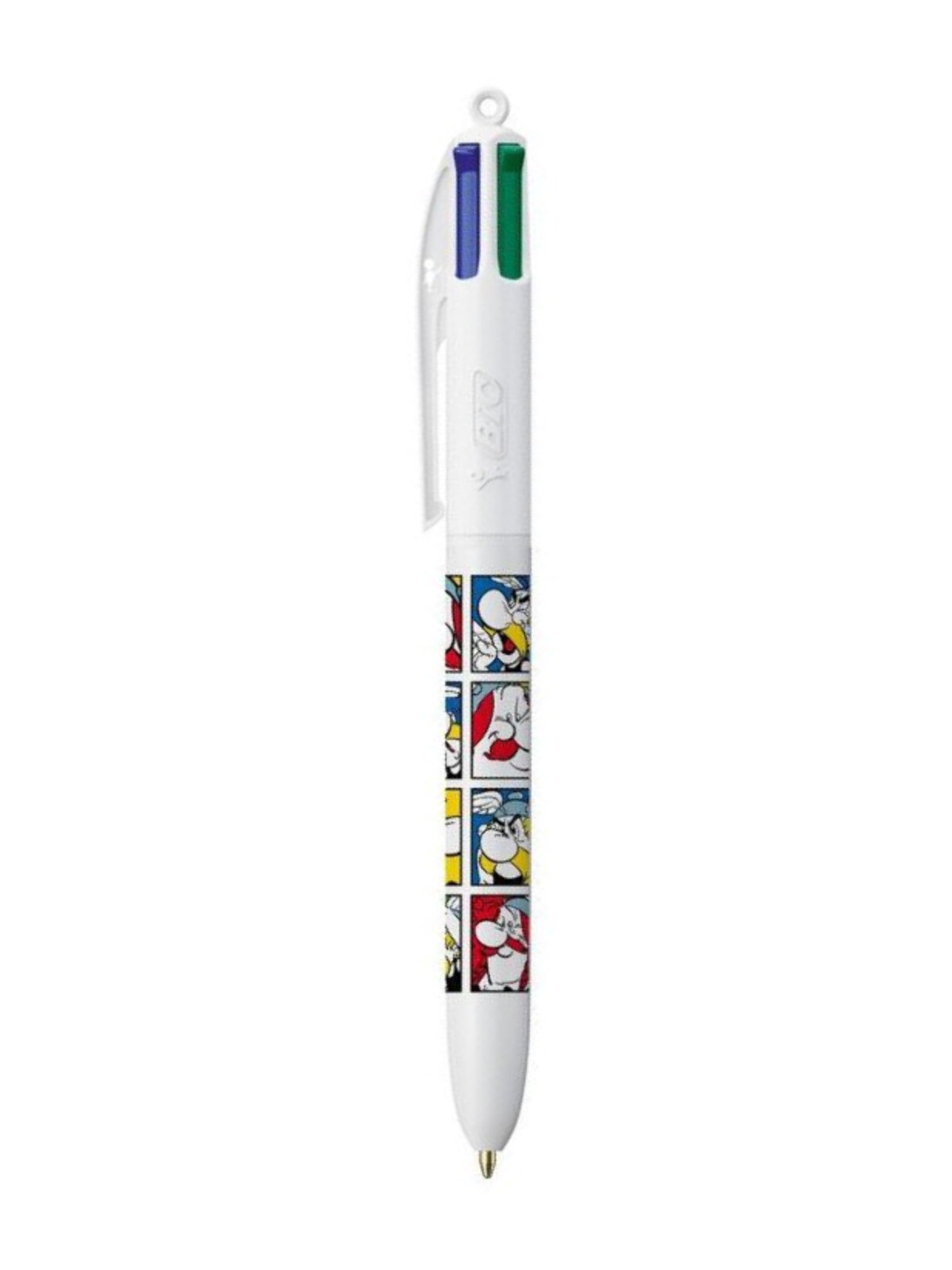 Stylo BIC 4 Couleurs Parc Astérix - Portraits Astérix Obélix Idéfix