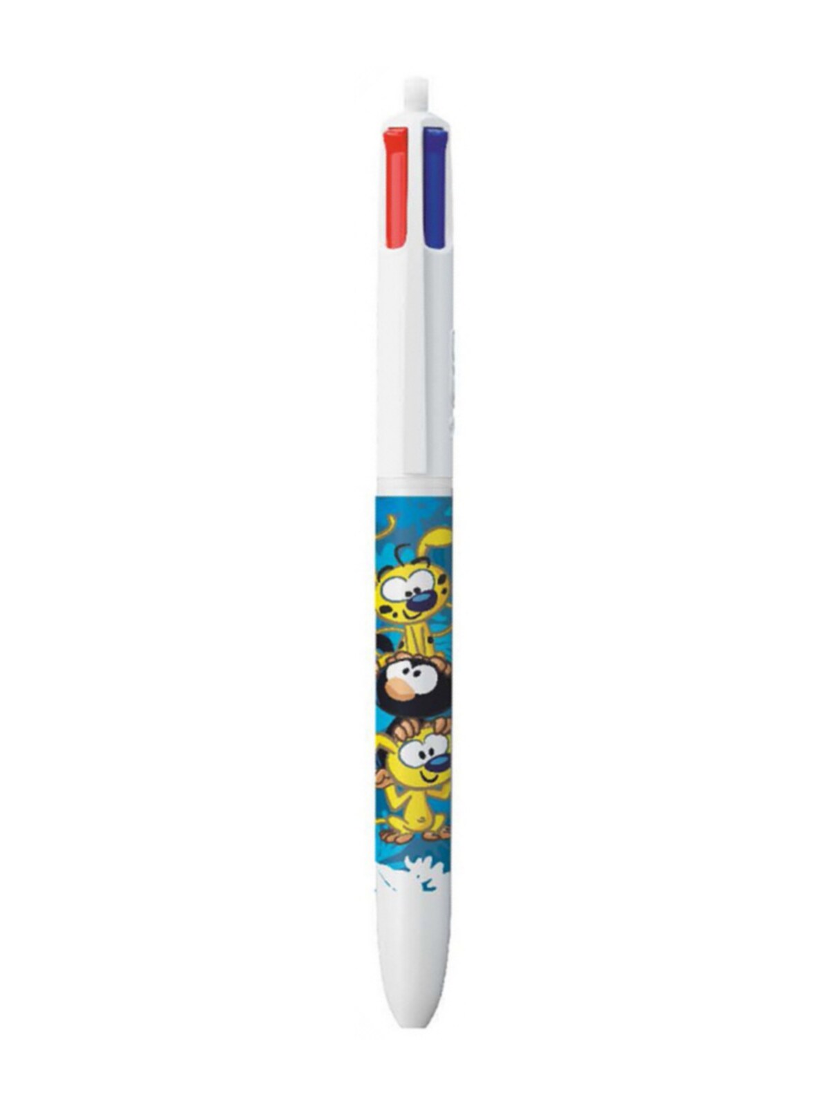 Stylo BIC 4 Couleurs Marsupilami, Houba ! (version bleue)