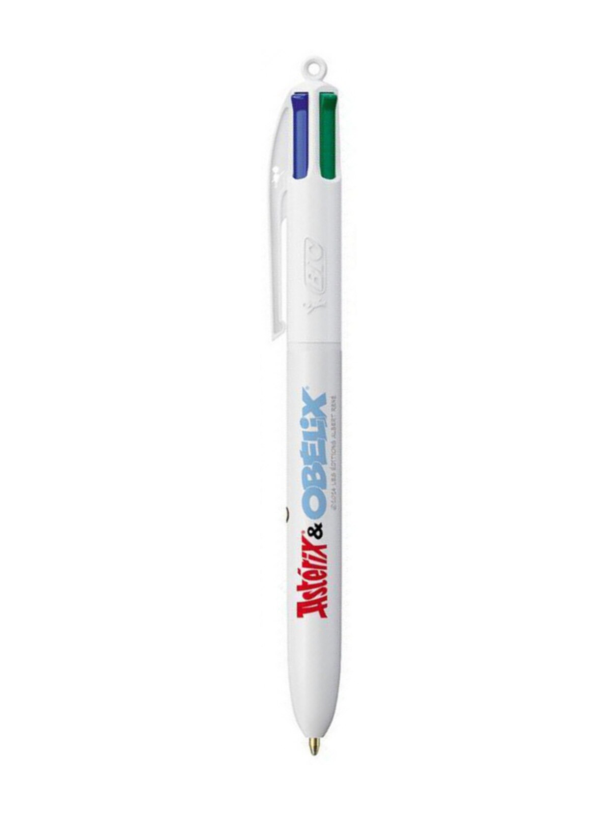 Stylo BIC 4 Couleurs Astérix & Obélix (fût blanc)