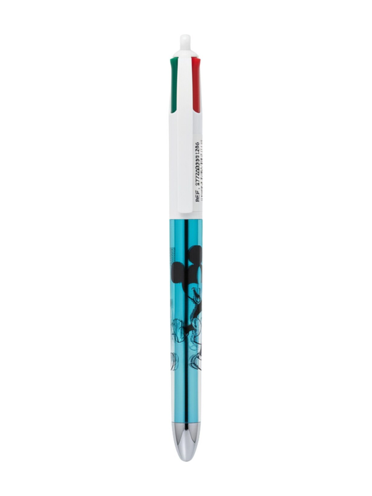 Stylo BIC 4 Couleurs Disneyland Paris, Mickey Mouse (bleu métallisé)